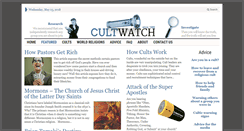 Desktop Screenshot of cultwatch.com